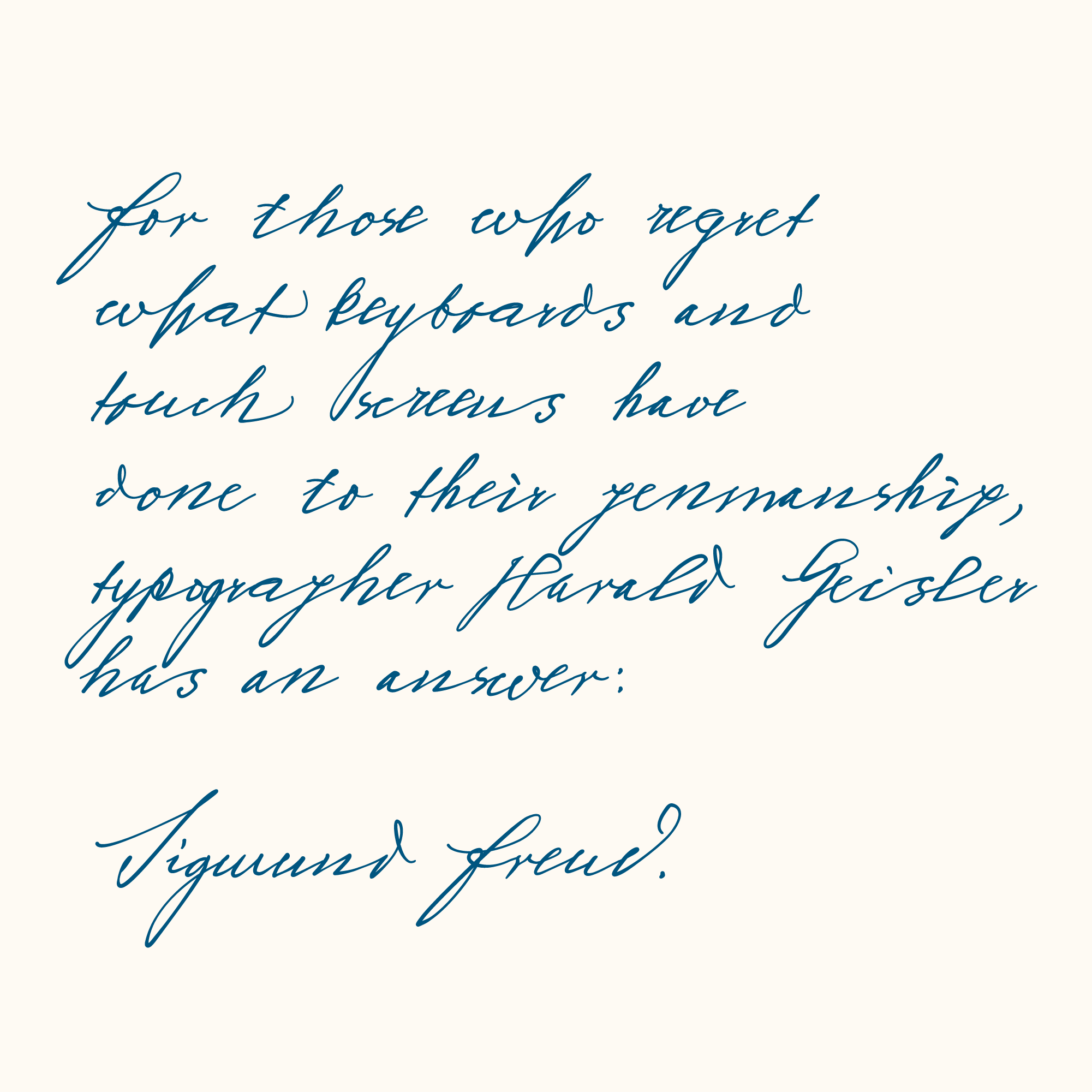 Handwriting font