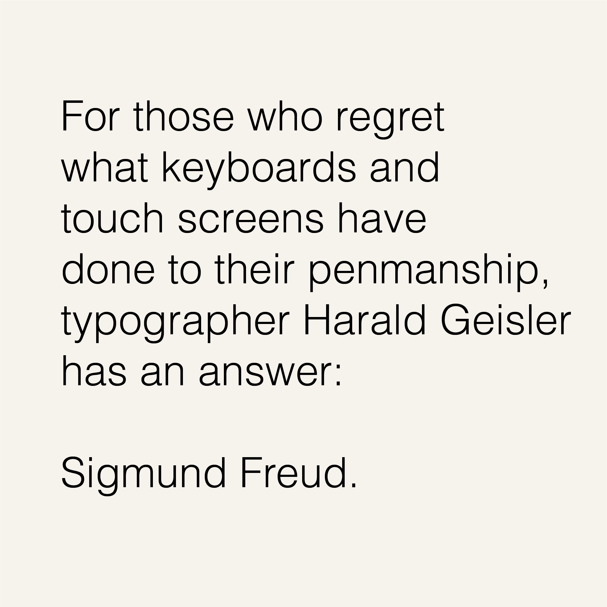 Regular font