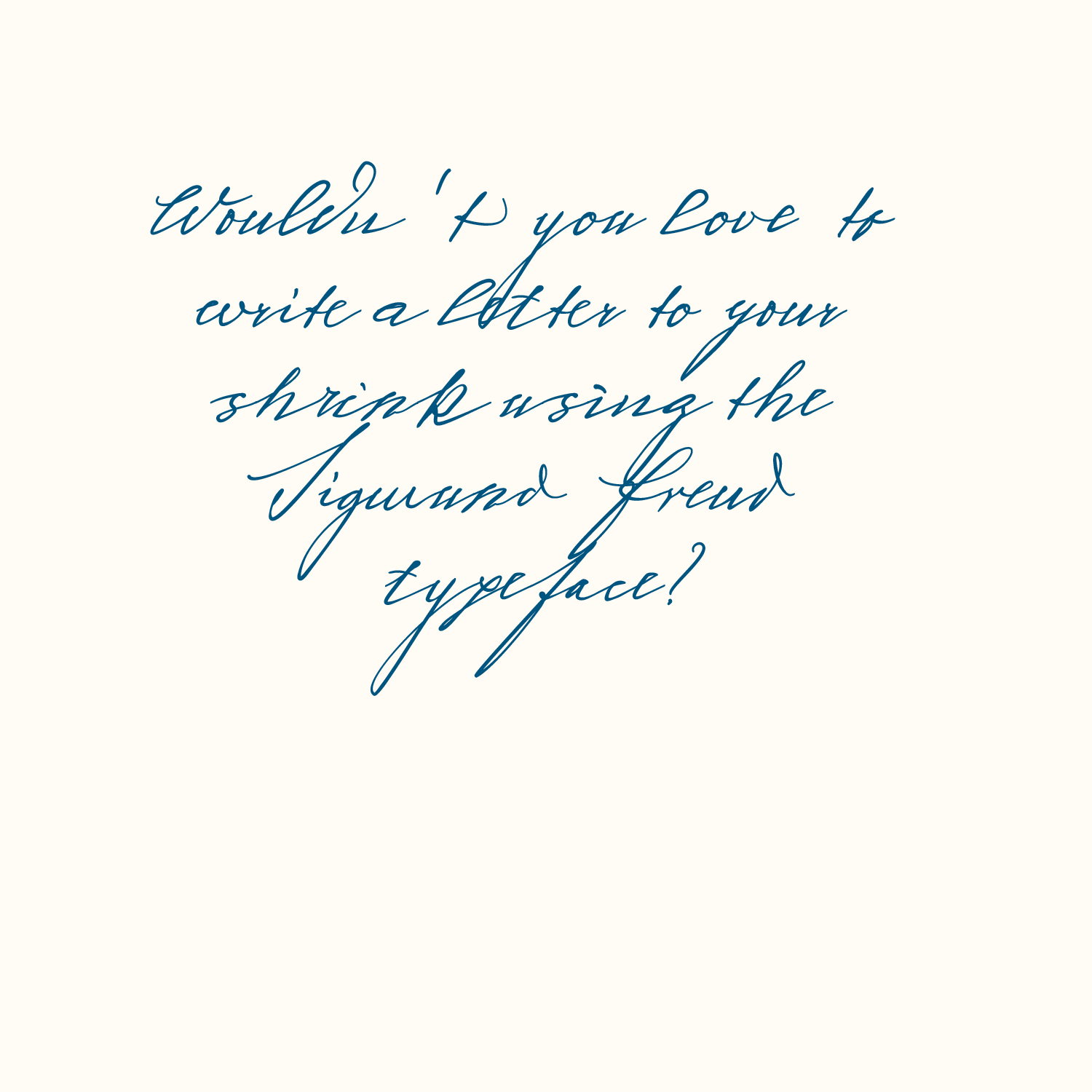 Handwriting font