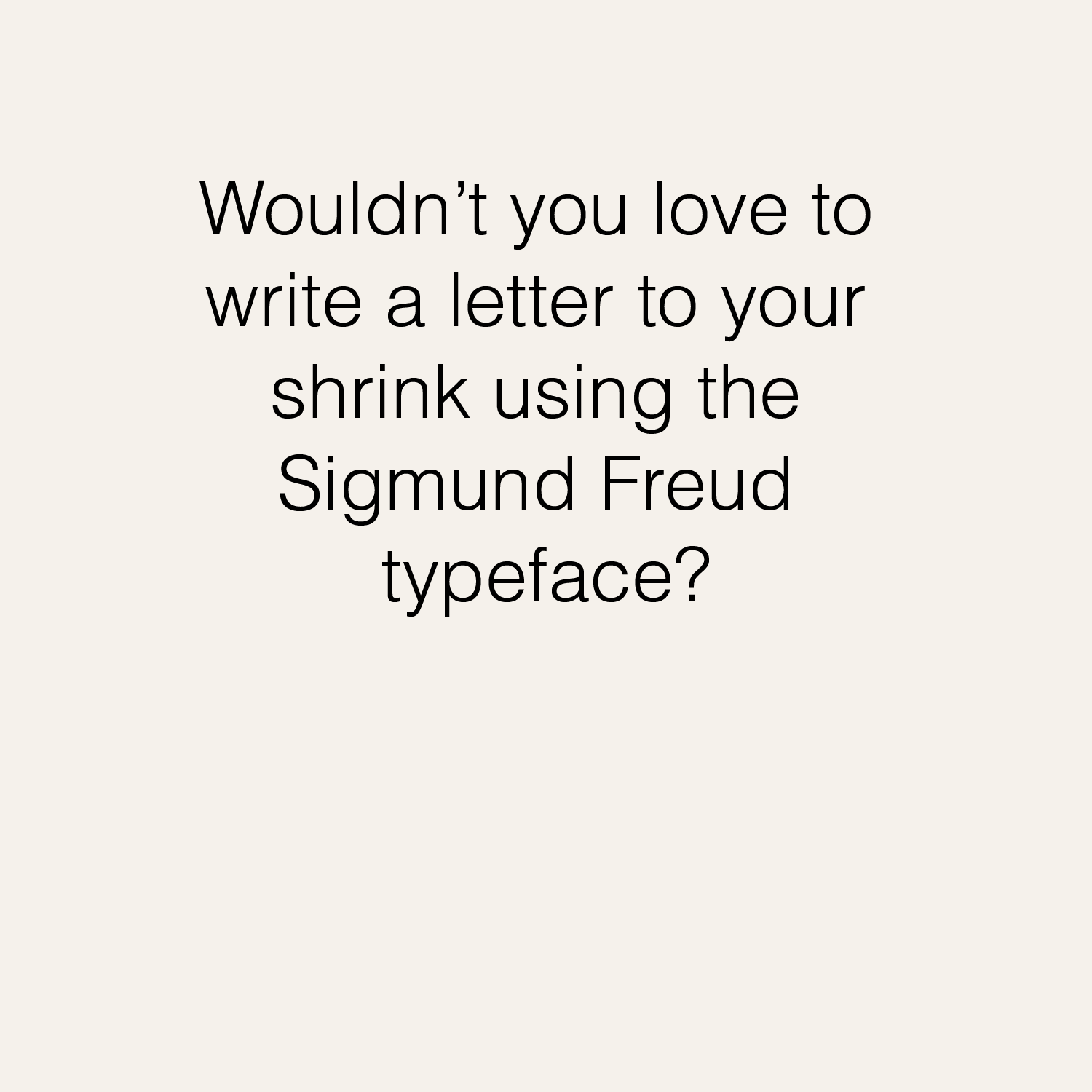 Regular font