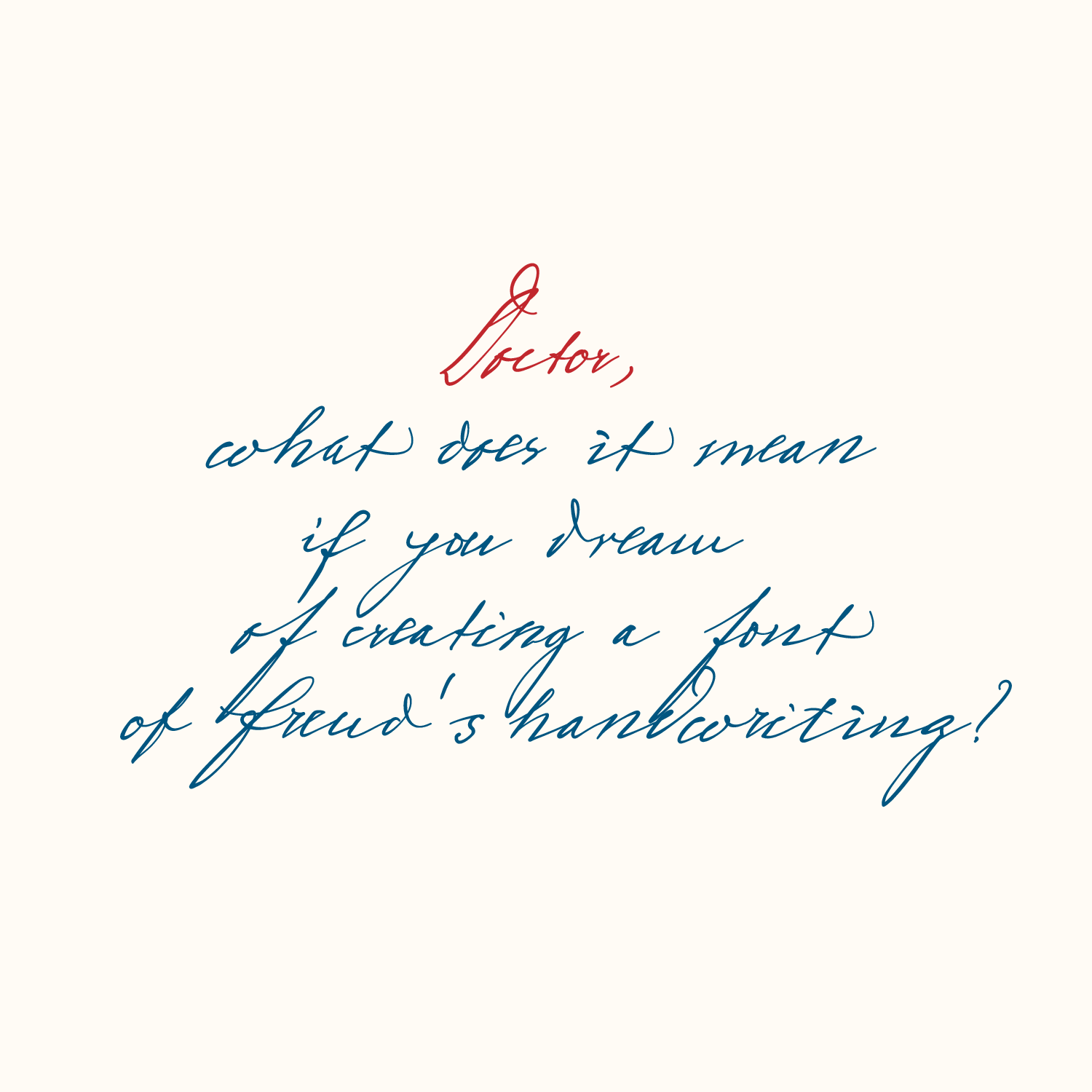 Handwriting font