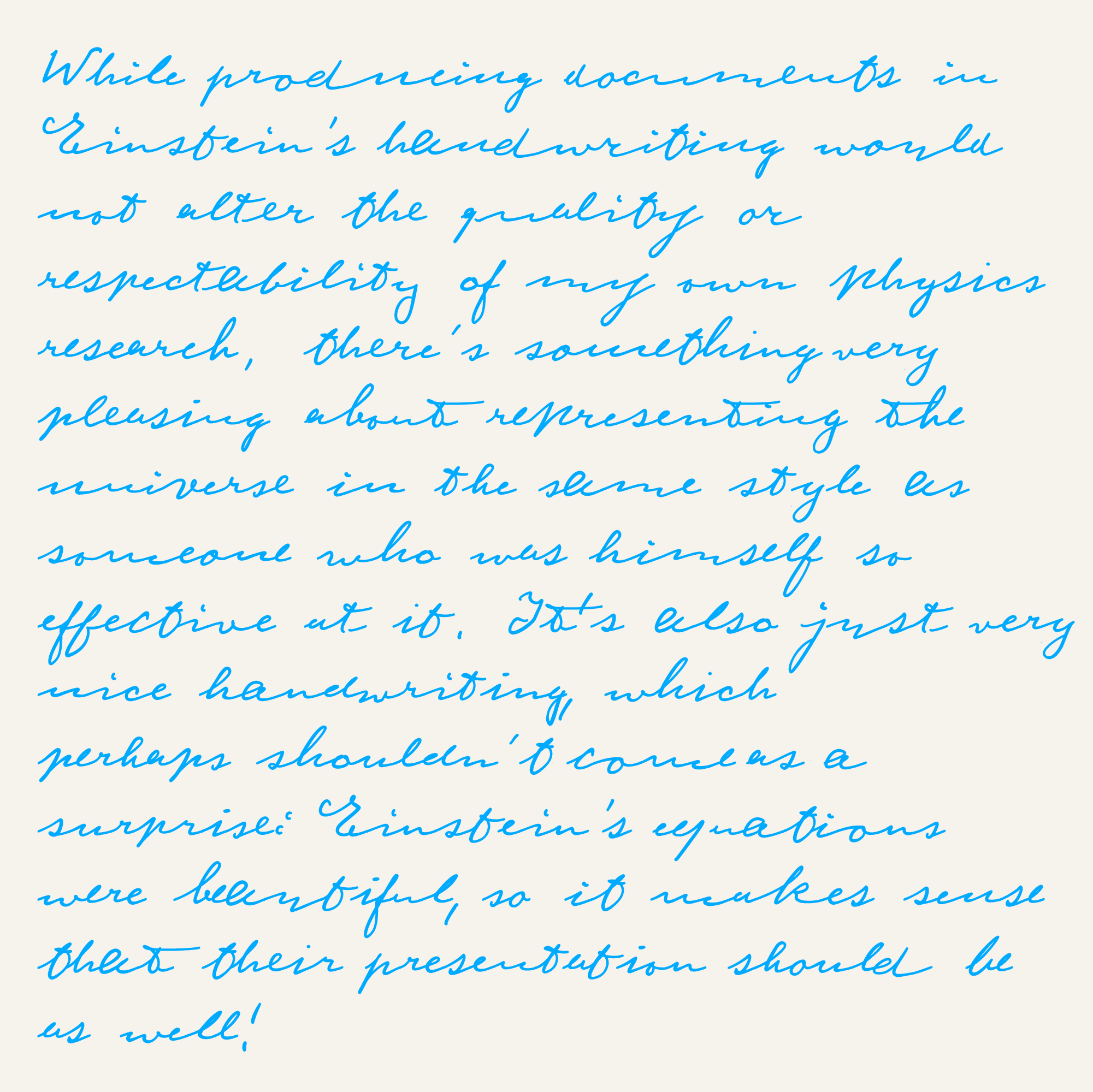 Handwriting font