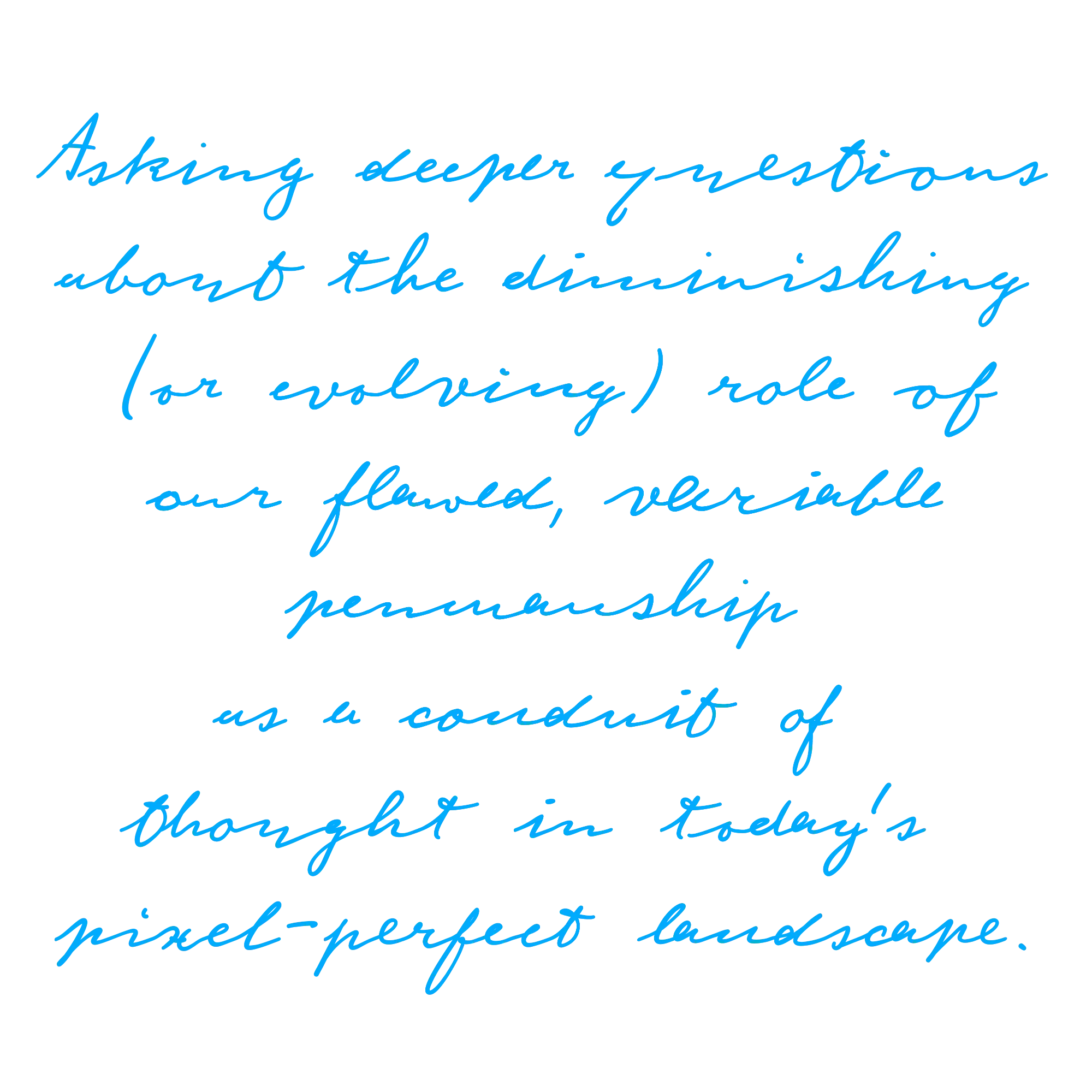 Handwriting font